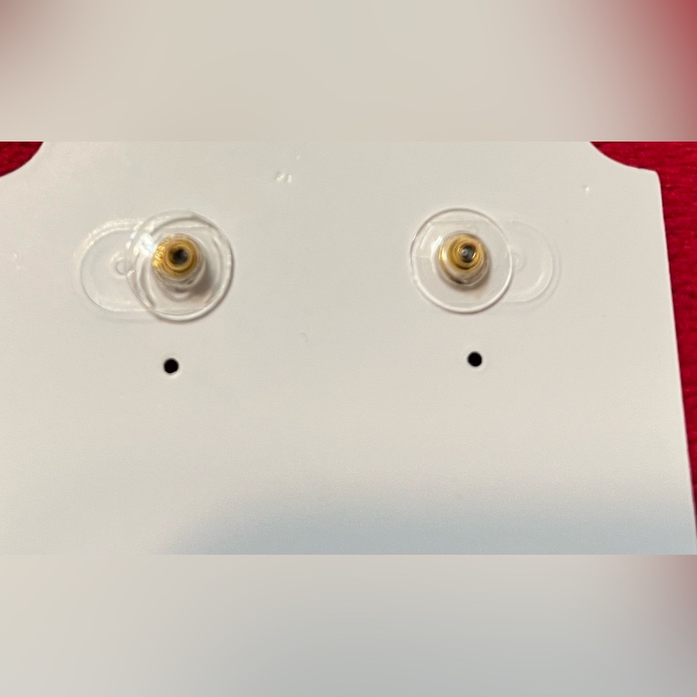 Festive Gingerbread Man Holiday Earrings - Picture 2 of 3